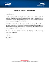 Freight Policy Update