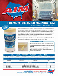 AIM Supply Premium Pre-Taped Masking Film Flyer